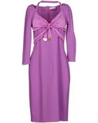 Versace Knee-Length Dress - Lyst