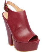 Steve Madden Gabby Faux Leather High Heel Sandals - Lyst