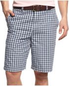 Geoffrey Beene Small Plaid Shorts - Lyst