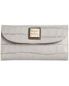 Dooney & Bourke Croco Continental Clutch - Lyst