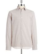 Michael Kors Patterned Sport Shirt - Lyst