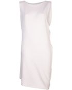 Issey Miyake Side Draped Dress - Lyst