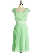 ModCloth Walking By The Water Dress In Mint - Lyst