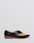 Matt Bernson Pointed Toe Lace Up Oxford Flats - Darby - Lyst