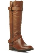 Dune Tooding Knee-High Leather Boots - Lyst