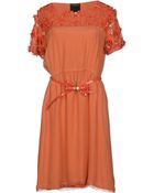 Class Roberto Cavalli Short Dress - Lyst