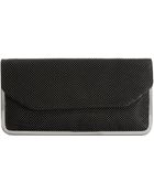 La Regale Mesh Flap Clutch - Lyst