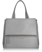 Givenchy Medium Pandora Pure Bag In Gray Leather - Lyst