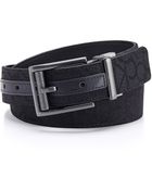 Calvin Klein Caleb Logo Reversible Belt - Lyst