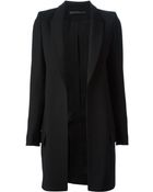 Anthony Vaccarello Classic Single Breasted Coat - Lyst
