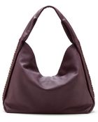 Vince Camuto Leather Chain Hobo Bag - Lyst