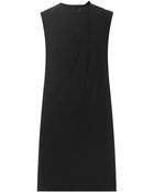 Alexander Wang Textured Crepe Drape Dress - Lyst