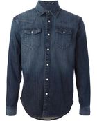 BLK DNM Washed Denim Shirt - Lyst