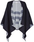 Burberry Brit Charlotte Check Wool Cape - Lyst