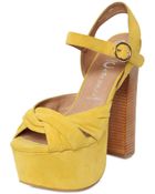 Jeffrey Campbell 155Mm Donnas Suede Sandals - Lyst