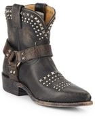 Frye Billy Biker Studded Leather Ankle Boots - Lyst