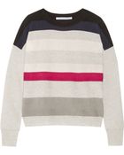 Diane von Furstenberg Shell Striped Cashmere Sweater - Lyst