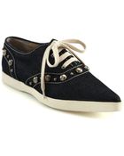 Marc Jacobs Denim Cabouchon Sneakers - Lyst