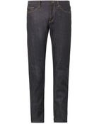 Burberry Prorsum Raw-Denim Skinny Jeans - Lyst