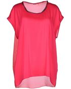 Elie Tahari Blouse - Lyst