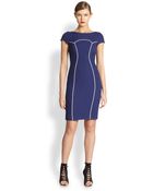 Moschino Cheap & Chic Contrast Piping Dress - Lyst