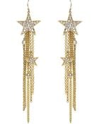 Ben Amun Star Fringe Earrings - Lyst