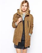 Asos Oversized Cocoon Parka - Lyst