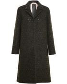 No 21 Crystal Embellished Coat - Lyst