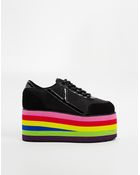 Y.r.u Dash Rainbow Flatform Sneakers - Lyst