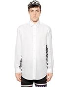 Love Moschino Checkered Cotton Poplin Shirt - Lyst