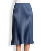 Max Mara Pleated Midi Skirt - Lyst