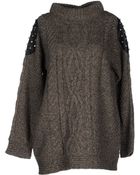 Elizabeth And James Long Sleeve Sweater - Lyst