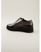 No 21 Lace Up Chunky Sole Shoes - Lyst