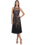 Js Collections Chiffon Overlay Animal Print Dress - Lyst