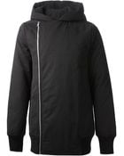 Rick Owens Hooded Coat - Lyst