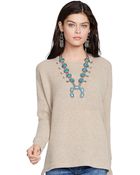 Polo Ralph Lauren Waffle-knit Cashmere Sweater - Lyst