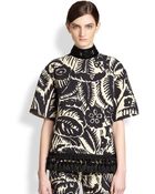 Marc Jacobs Tasseltrimmed Floral Top - Lyst