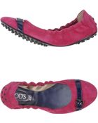Tod's Ballet Flats - Lyst