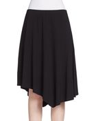 Eileen Fisher Asymmetrical Jersey Skirt - Lyst