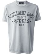 DSquared2 Toronto Rebels T-Shirt - Lyst