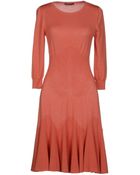 Alexander McQueen Knee-Length Dress - Lyst