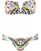 Mara Hoffman Cosmic Fountain V-Wire Bikini - Lyst
