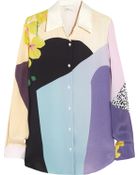 3.1 Phillip Lim Printed Silk-Crepe Shirt - Lyst