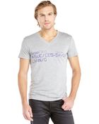 Diesel V-Neck Operation Manual Tee - Lyst