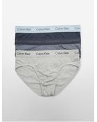 Calvin Klein Cotton Stretch 3-Pack Hip Brief - Lyst