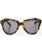 Karen Walker Number One Tortoise Sunglasses - Lyst