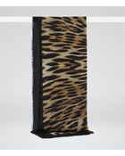 Reiss Amelia Animal-Print Scarf - Lyst