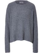 Zadig & Voltaire Cashmere Pointelle Pullover - Lyst