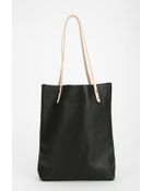 Cold Picnic Colorblock Leather Tote Bag - Lyst