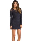 Nightcap Dixie Lace Dress in Charcoal - Lyst